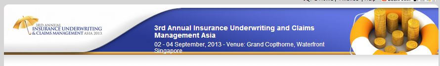 IQPC Claims Underwriting Banner